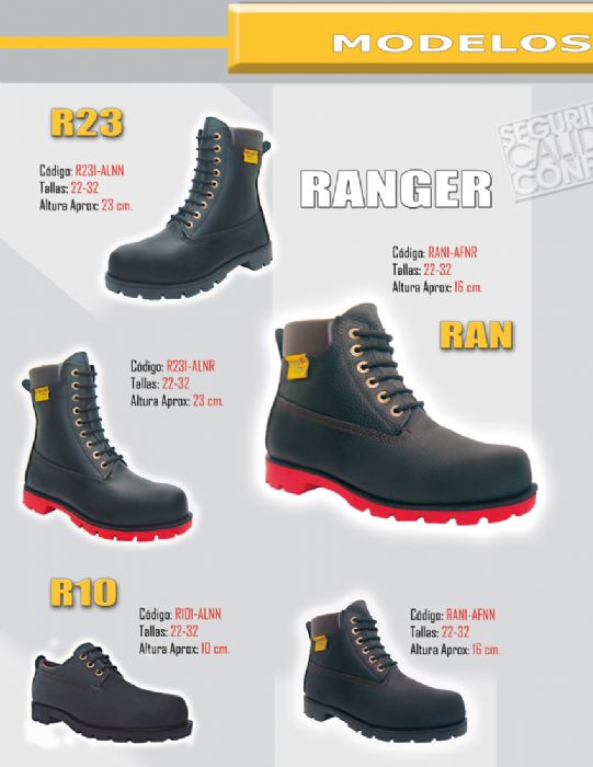 CALZADO BORCEGUI RANGER